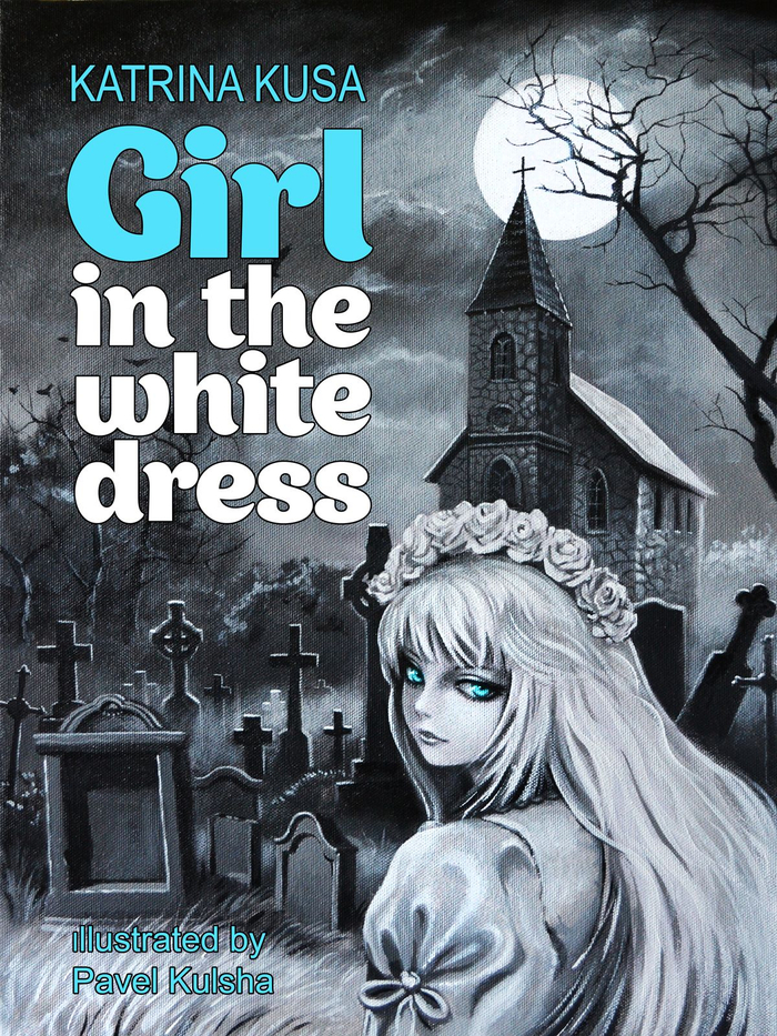 "Girl in the white dress" Обложка 
