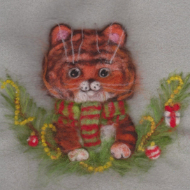 новогодний тигр