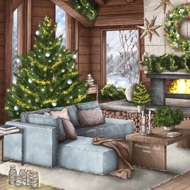 Уютное шале в горах 