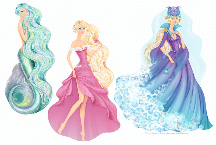 Mermaid - For the Paper Dolls Project