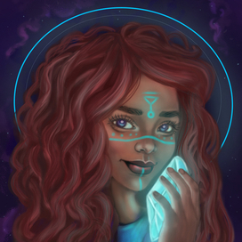 Девушка с кристаллом 