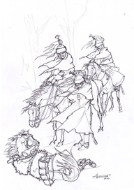 Кирасиры. Отступление из России