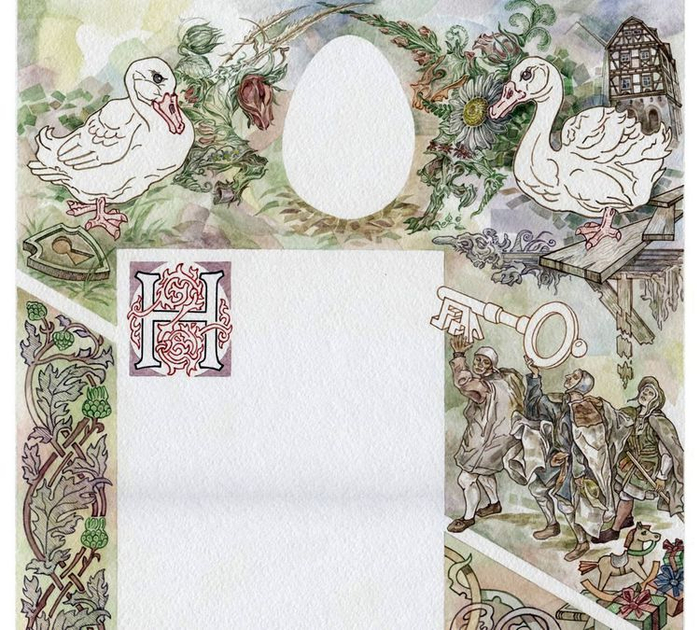 Ханс К. Андерсен "Гадкий Утёнок" ( фрагмент 4-й страницы )