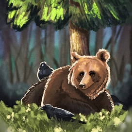 Полдень в лесу