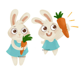 Малышка кролик