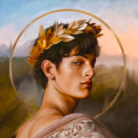 Портрет молодого человека в стиле ренессанс 
