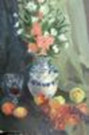 натюрморт с гжельской вазой