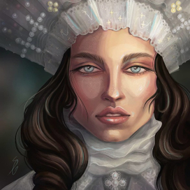 Девушка в кокошнике  