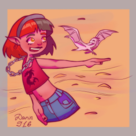 дракончик и его подружка 