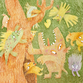 Вкомароще, вбарсучаще