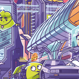 Плакаты с фалафелем