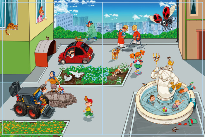 книжка с окошками