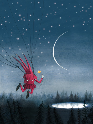 Иллюстрация к сказке Андрея Семина "Джоконда и Принцесса из леса"