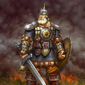 Былинный воин Добрыня.