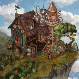 Средневековая винодельня