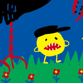 Колобок и курица