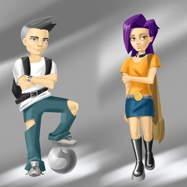 Персонажи к игре про школу, бунтари