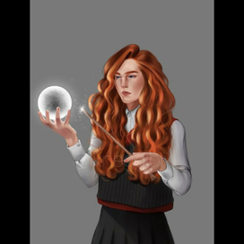 Визуализация персонажа к фанфику "Молли навсегда"