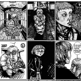 Comic strip “After School” (Ex Machina 7, issue#3 2011)