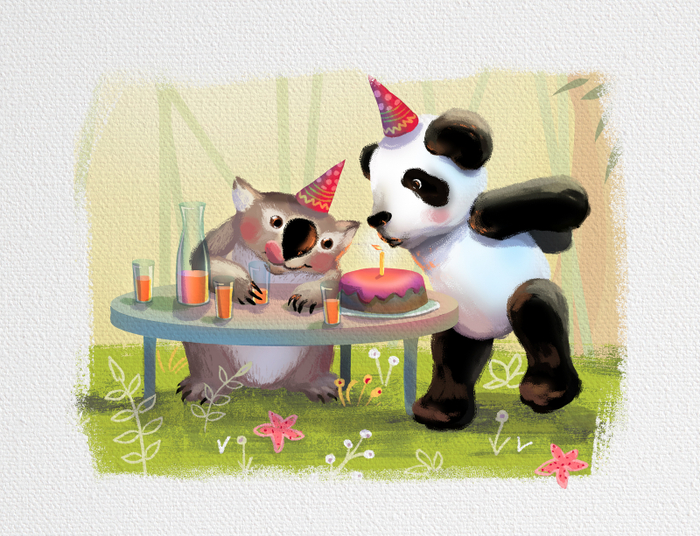 Вомбат и Панда