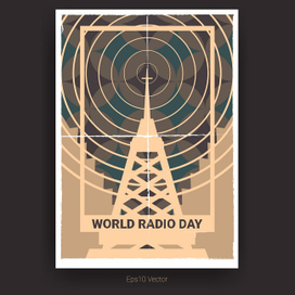Постер на тему дня радио