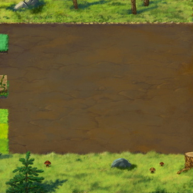 локация лес