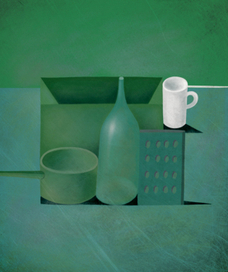 зеленый натюрморт