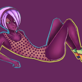 Девушка в купальнике 