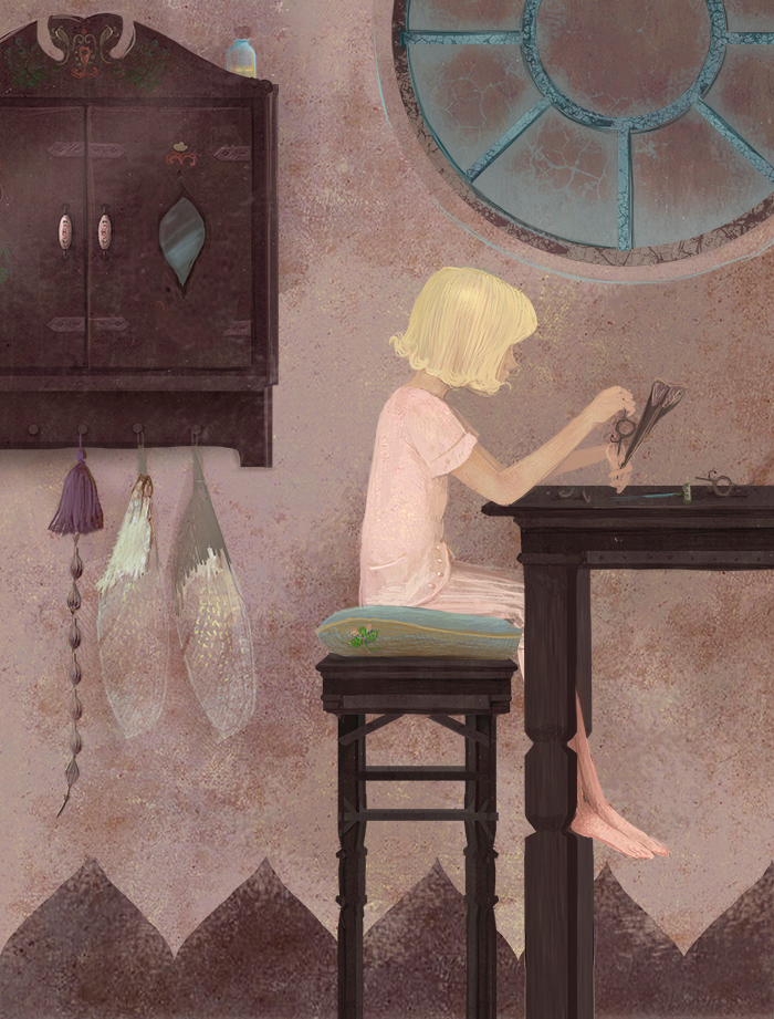 Эльф за работой