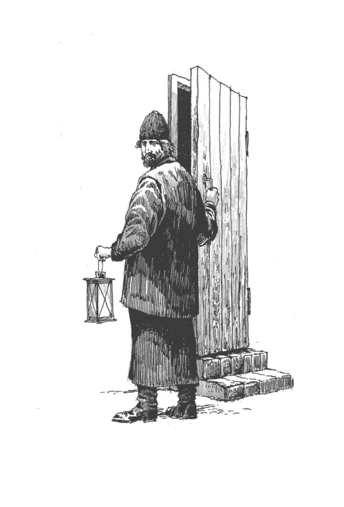 Монах с фонарем