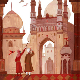 Иллюстрация к сказочной повести Роальда Даля "Чарли и шоколадная фабрика"