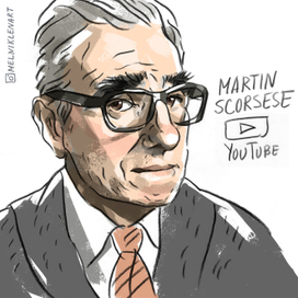 Портрет режиссера Мартина Скорсезе