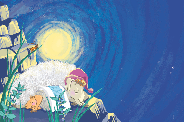 Сонная овечка