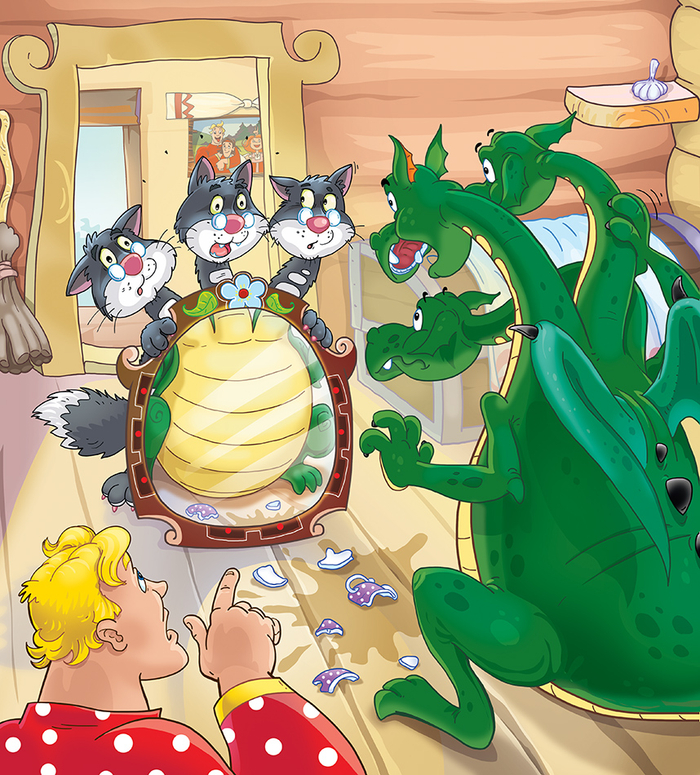 Иллюстрация для детского журнала