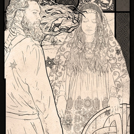 северная невеста(эскиз)