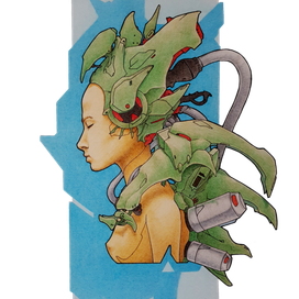 Кибер девушка (2)