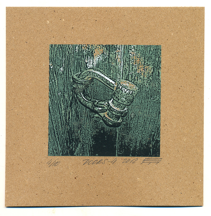 Doors 4 (работа для испанской выставки миниграфики)