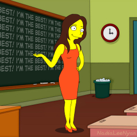 автопортрет в стиле Симпсонов 