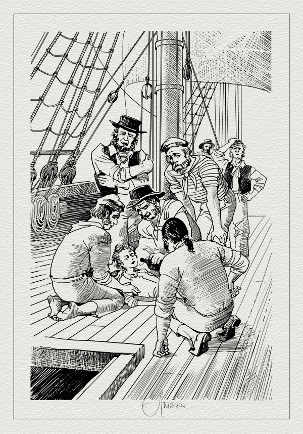 Морской волчонок (спасение)