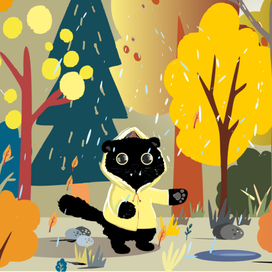 Кот "Серафим" на Прогулке!...Осень