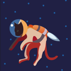 Котя-космонавт.