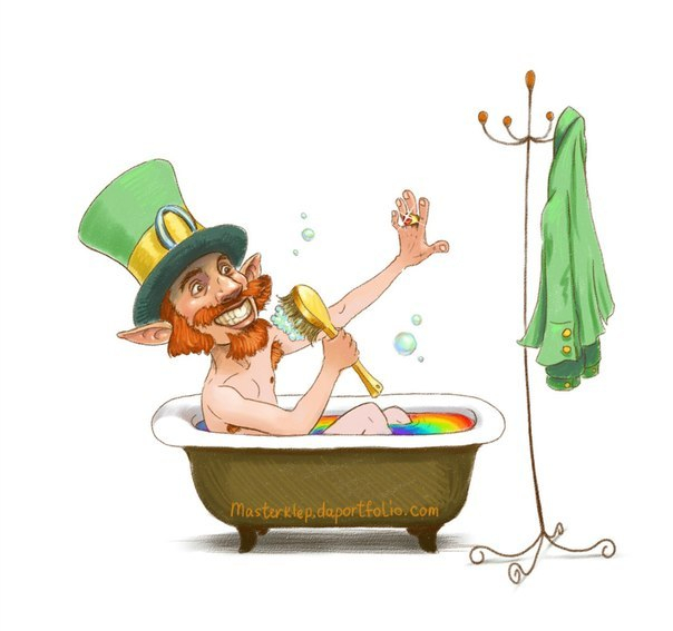 Банный день на радуге