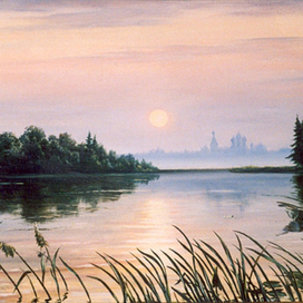 Валдайское озеро. Вечерний звон.