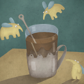 Летучие карликовые слоны обожают крепкий черный чай