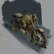 motorcycle 3 stages