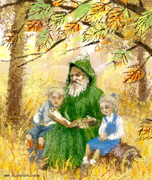 Иллюстрации к сказочной повести "Страна" Д. Даниличевой, Никея 2015