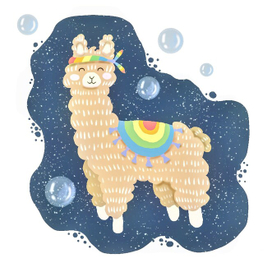 радужная альпака