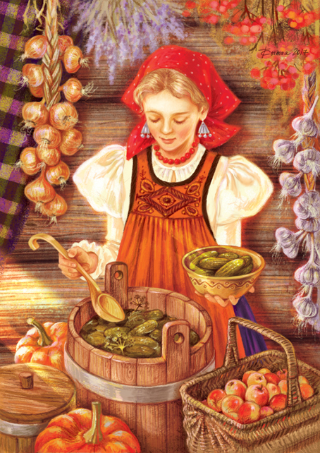 Солёные огурчики. 