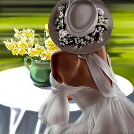 "Девушка в шляпе"
