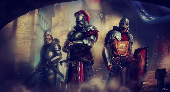 Перед битвой.